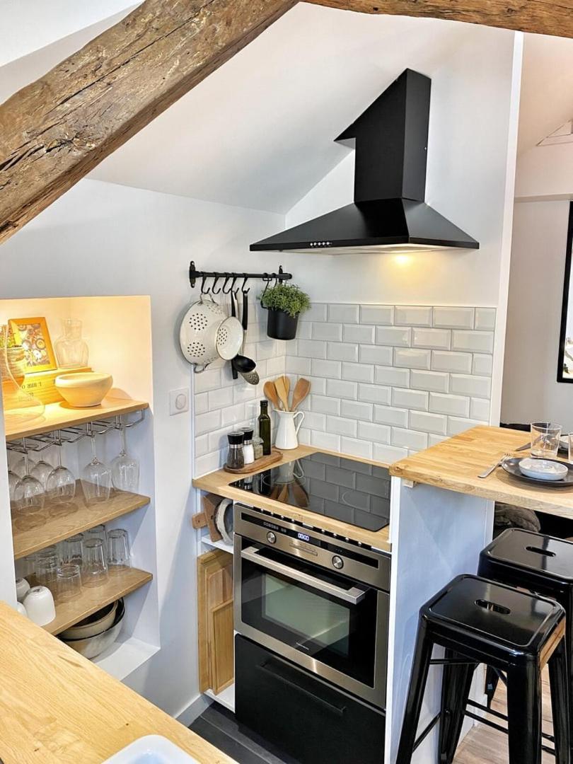 Apartamento Le Repere Des Sommeliers - Sejour A Auxerre Exterior foto