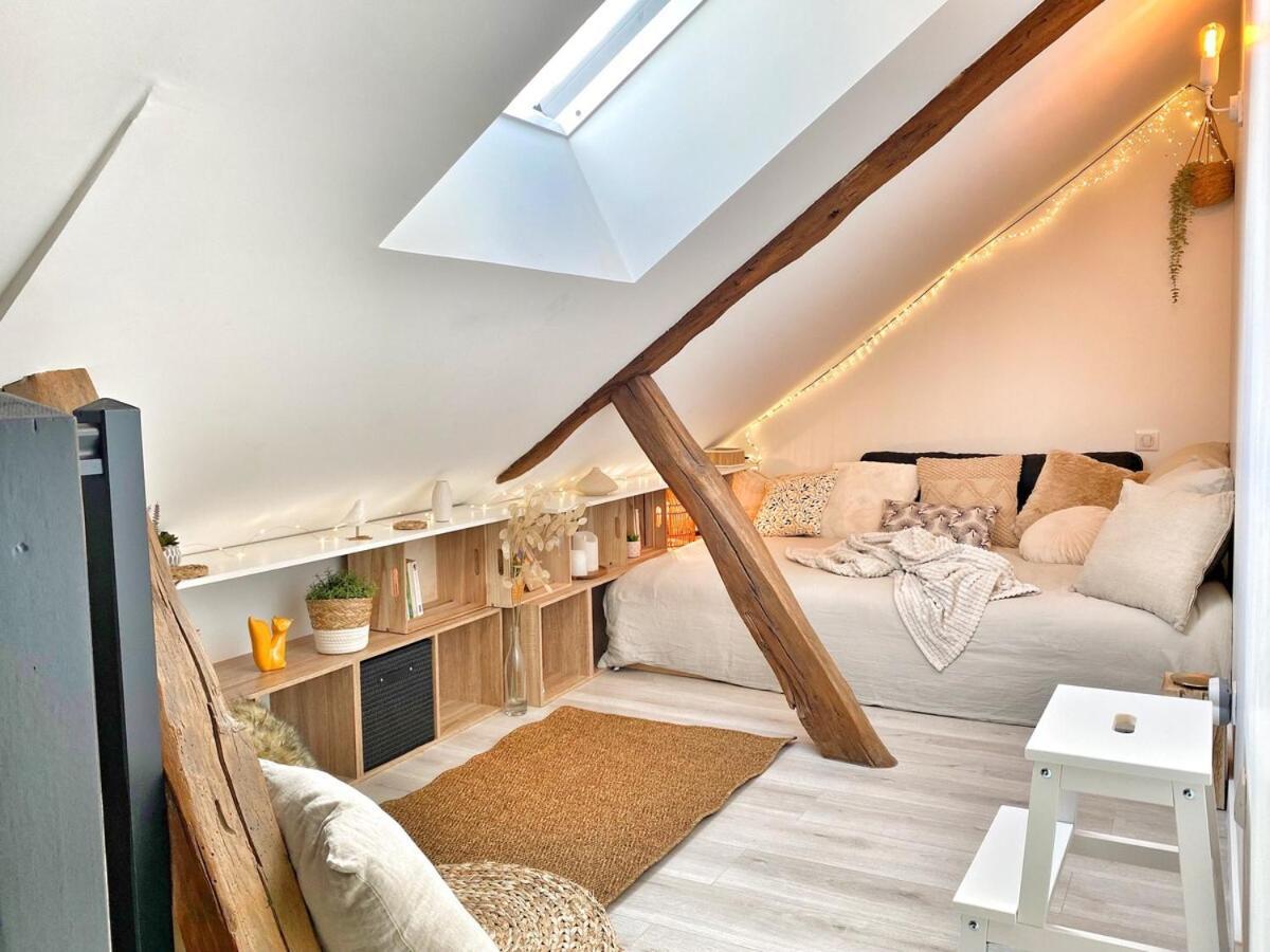 Apartamento Le Repere Des Sommeliers - Sejour A Auxerre Exterior foto