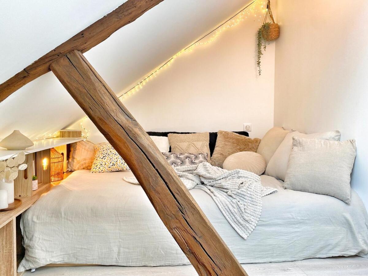 Apartamento Le Repere Des Sommeliers - Sejour A Auxerre Exterior foto