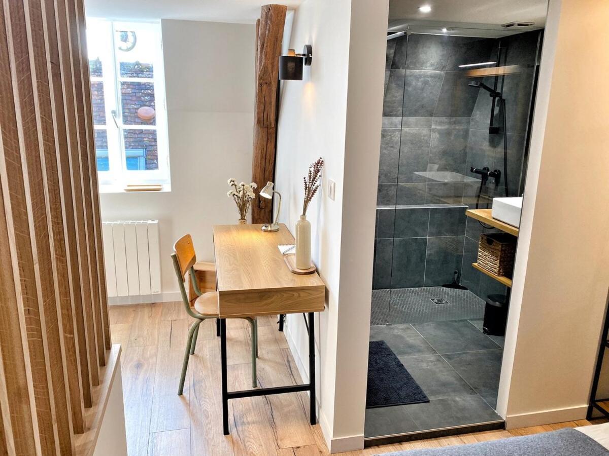 Apartamento Le Repere Des Sommeliers - Sejour A Auxerre Exterior foto