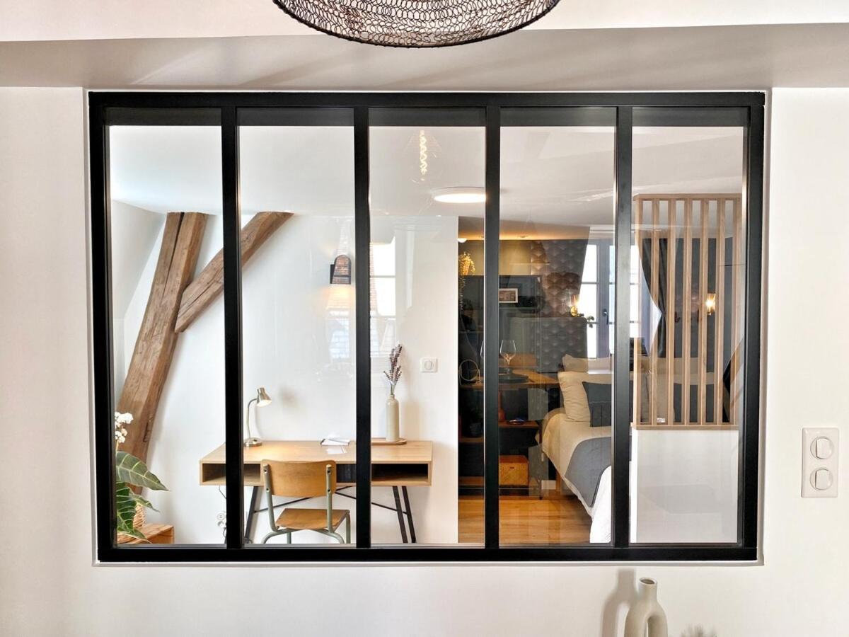 Apartamento Le Repere Des Sommeliers - Sejour A Auxerre Exterior foto