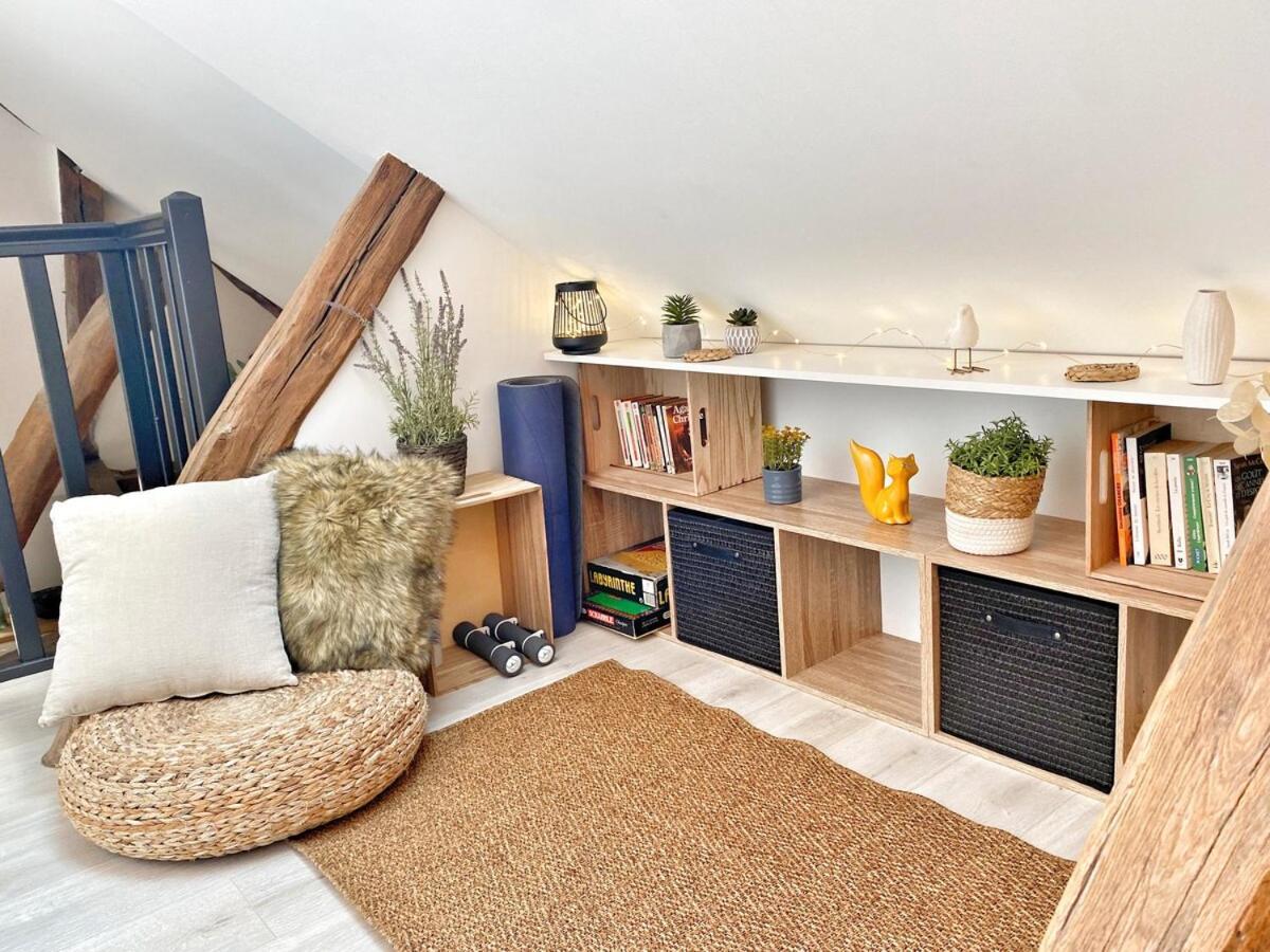 Apartamento Le Repere Des Sommeliers - Sejour A Auxerre Exterior foto